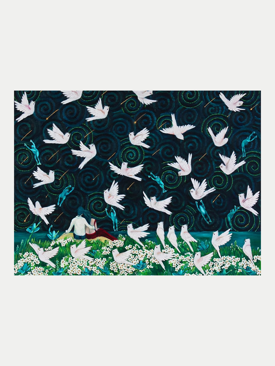 Flying Frogs and White Parrots