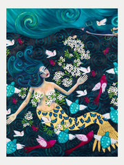 Mermaid and a Surfer